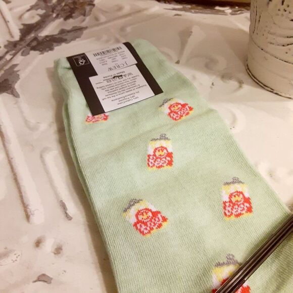 J CREW COTTON NOVELTY SOCKS "BEER CANS" NWT - Picture 5 of 6